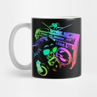 Neon Monkey Boombox Mug